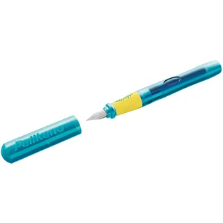 Pelikano® Junior Patronenfüller türkis/gelb L (für Linkshänder)