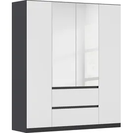 Rauch ORANGE MAINZ«, mit Spiegel Garderobe Garderobenschrank grifflose Front mit Spiegel, Außentüren mit Push-to-Open Funktion