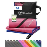 NirvanaShape Mikrofaser Handtuch, Microfaser Handtücher als Reisehandtuch, Strandtuch, Fitnesstuch, Sporthandtuch für Fitness, Strand M 120 x 60 cm