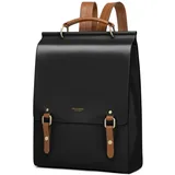 cnoles Casual Daypack Damen Rucksack Schwarz