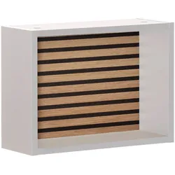 Tchibo - Regal »Ekko« - 40x15,5x30cm - weiß - Holz / Metall