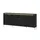 Möbel Kraft Sideboard 200,3 x 87,3 x 40 cm Schwarz