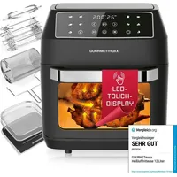 GOURMETmaxx Heißluft-Ofen Digital 12l schwarz