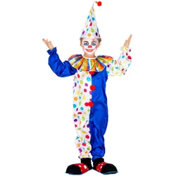 tectake® Kinder - Teenkostüm Clown Jux