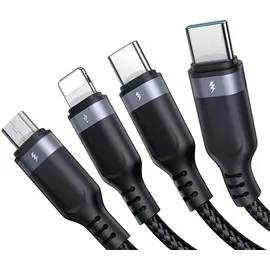 Joyroom Multi-Use Series 4in1 USB-A - USB-C / USB-C / Lightning / micro USB cable 1,2m