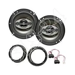 VW Golf IV Passat Polo Passat Lautsprecher Einbauset 4-Wege Koaxial 90 Watt Max