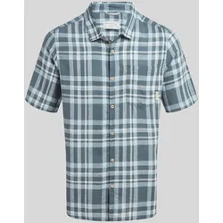 Craghoppers Herren NosiBotanical Cartwright Kurzarmhemd, M - Blue Stone Check