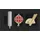 Moleskine Germany GmbH Moleskine Country Pins China (2er-Set), Laterne + Dumpling