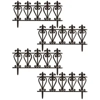 Hti-Living Zierzaun Ornament 4-teilig Nessa