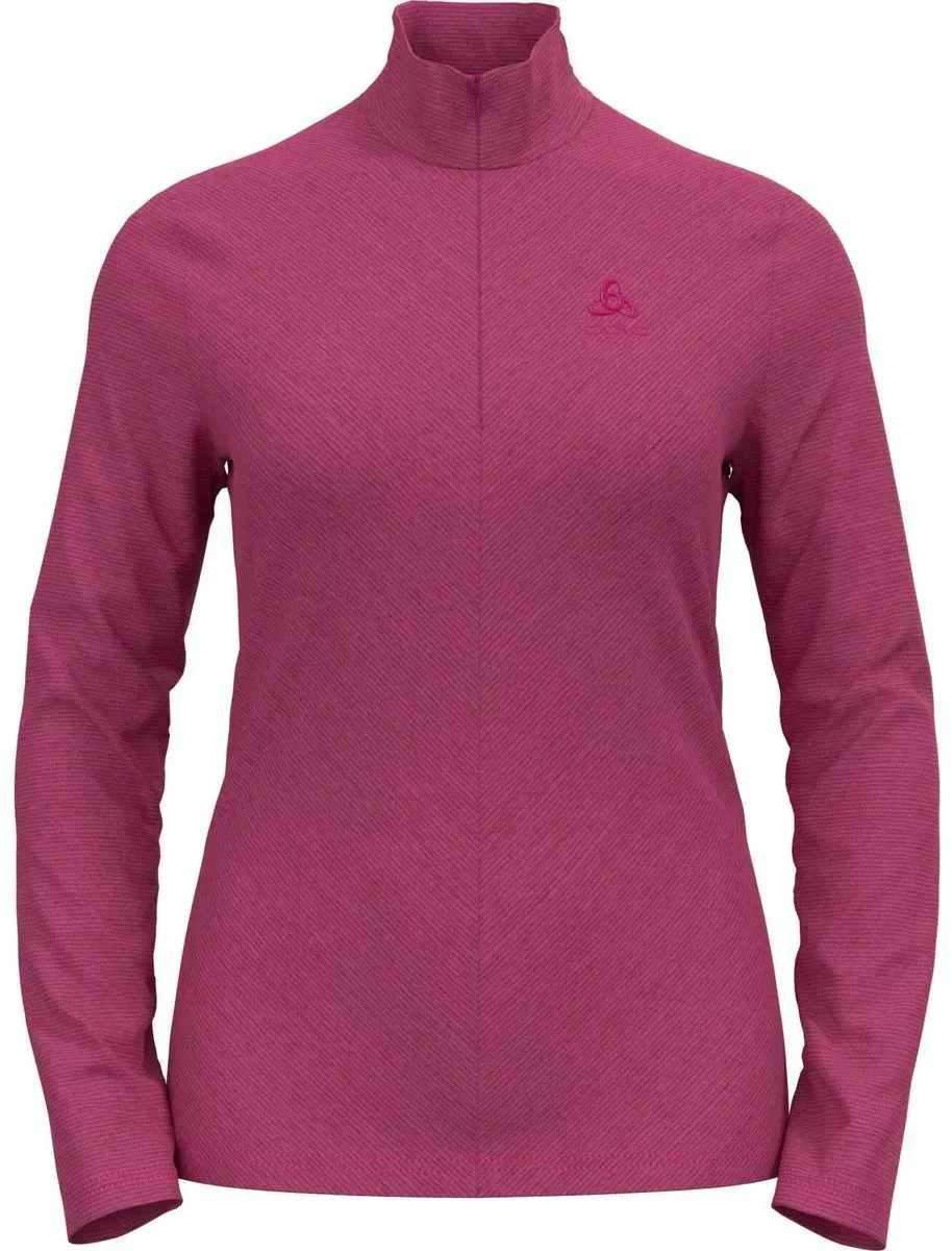Odlo Mid Layer 1/2 Zip ROY festival fuchsia - raspberry fudge (30822) XS
