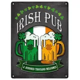 trendaffe Metallschild XXL mit Irish Pub Motiv