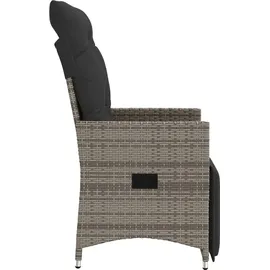 vidaXL Gartensessel 59 x 59 x 92 cm grau