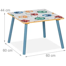Relaxdays 3-teilige Kindersitzgruppe Monster-Motiv