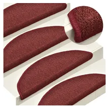 vidaXL Stufenmatte 65 x 24 cm Rot