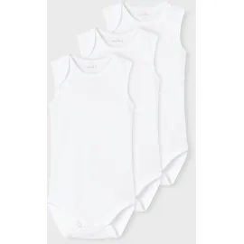 NAME IT NBNBODY 3P TANK SOLID WHITE 3 NOOS Weiss