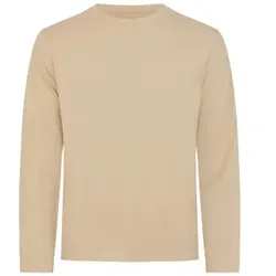 Resteröds Bamboo Long Sleeve Shirt Beige Large Herren