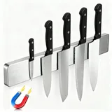 IBETTER Magnet-Messerblock Magnetleiste, Messerblock 40cm Edelstahl, Ohne Messer (1tlg), Magnetische Messerleiste für Küche / Werkzeug - Wandmontage, bohrfrei