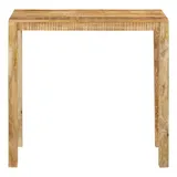 vidaXL Bartisch 112x55x108 cm Massivholz Mango