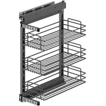 Emuca Modul Stahl 400 mm Grau anthrazit