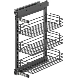 Emuca Modul Stahl 400 mm Grau anthrazit
