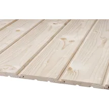 Profilholz Fichte Tanne Standard B-Sortierung Schrägprofil 200 x 12,1 cm 14 mm