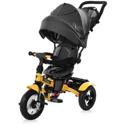 Lorelli Tricycle Neo 4 in 1 Luftreifen, Schiebestange, Sitz drehbar, verstellbar gelb