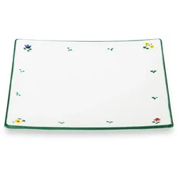 Gmundner Keramik Streublumen, Speiseteller Trend (26x26cm)