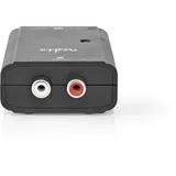 Nedis Digital Audio Converter - 1-way - Connection input: 2x RCA Male - Connection output: 1x S/PDIF (RCA) Female / 1x TosLink Female - ARC - Manual - Black
