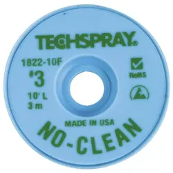 No-Clean Entlötlitze, 1,9mm, 3,0m, grün