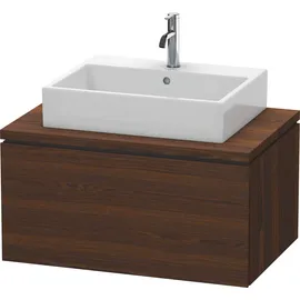 Duravit L-Cube 82x54,7cm, Nussb geb., f Kons, 1 Auszug
