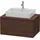 Duravit L-Cube 82x54,7cm, Nussb geb., f Kons, 1 Auszug