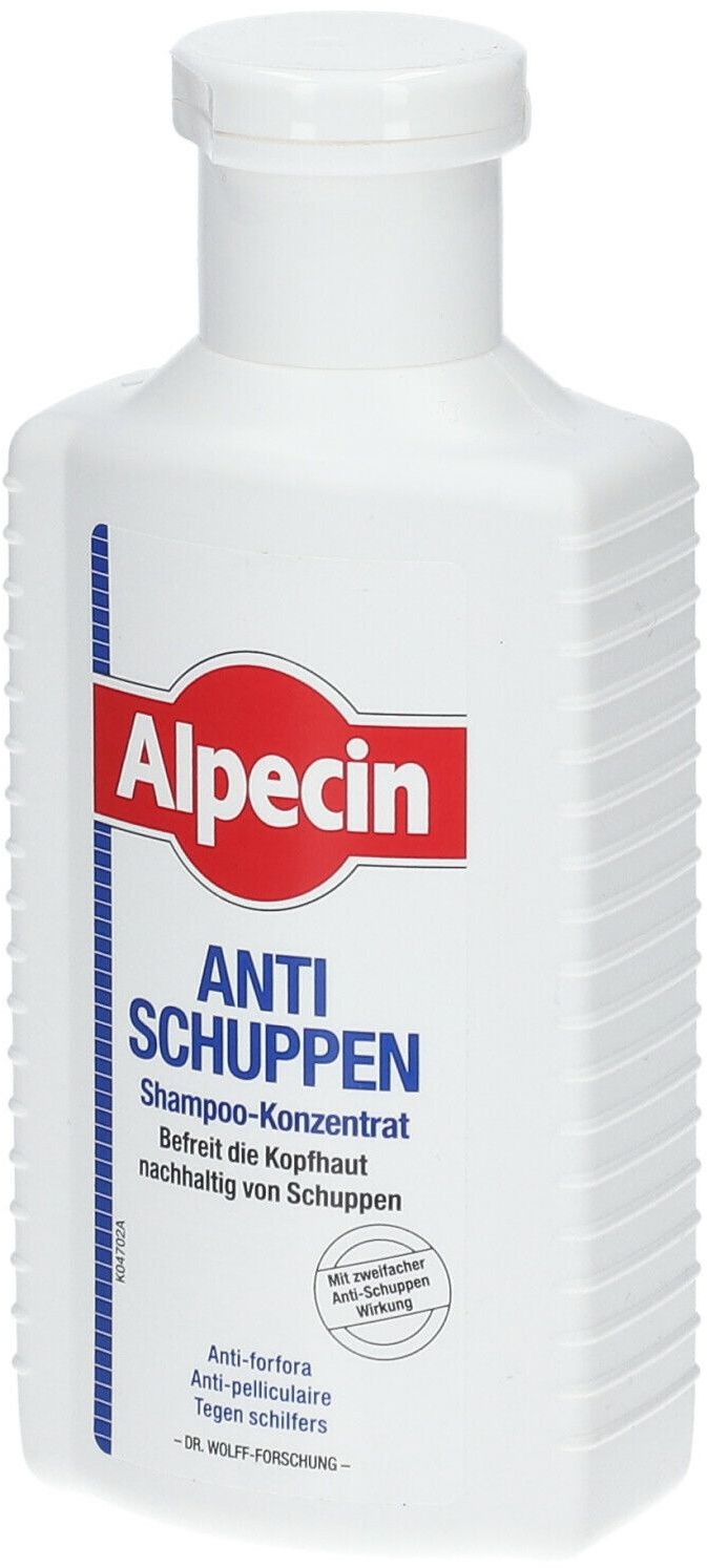 Alpecin Shampooing antipelliculaire concentré 200 ml shampooing