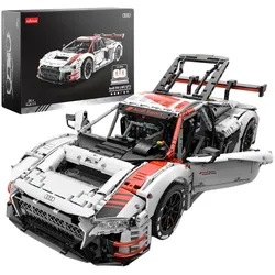 Rastar Bausteine ​​Auto RC 1:8 Audi R8 LMS GT3 Sports Car 3322 Teile Klemmbausteine