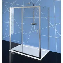 Polysan EASY LINE U-Kabine links 140 x 190 cm Klarglas EL1415EL3315EL3315-SET
