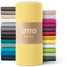 OTTO home Bettlaken Mikrofaser-Jersey 140 x 200 cm gelb