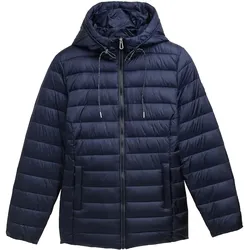 TOM TAILOR Damen Plus Size - Lightweight Steppjacke mit wasserabweisender Funktion, blau, Uni, Gr. 46