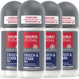 Hidrofugal Roll-On Frisch & Stark Anti-Transpirant-Schutz Reisegröße 4 x 50 ml