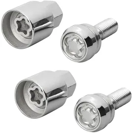 PRO PLUS Felgenschloss Set von 2 Stück 12 x 1,5 mm Gewindelänge 22 mm