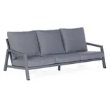 SonnenPartner Empire Loungesofa Aluminium grau