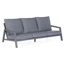 SonnenPartner Empire Loungesofa Aluminium grau