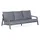 SonnenPartner Empire Loungesofa Aluminium grau