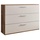 SchlafKONTOR Mid.you Kommode, Eiche, Champagner, Kunststoff, 3 Schubladen, 120x86.6x38 cm, stehend, Wohnzimmer, Kommoden & Sideboards,