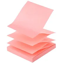 D.RECT Haftnotizen Zig-Zag Z-Notes, 76x76mm 100 Blatt