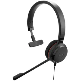 JABRA Evolve 30 II Mono Schwarz - USB-C/A, UC-Version, Mikrofon mit Geräuschunterdrückung