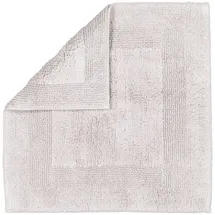 CAWÖ Luxus Badteppich 1000 Silber 60 x 60 cm