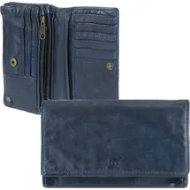Bear Design Antic Damen Geldbörse Portemonnaie blau