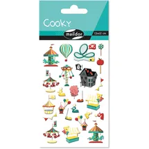 Maildor Sticker Jahrmarkt 10 Bögen 3D 280 Sticker