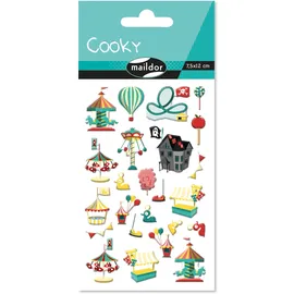 Maildor Sticker Jahrmarkt 10 Bögen 3D 280 Sticker
