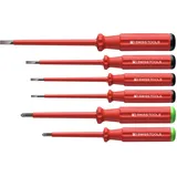 PB SWISS TOOLS Schraubendreher-Satz VDE 6-teilig Schlitz/PZ im Karton Classic