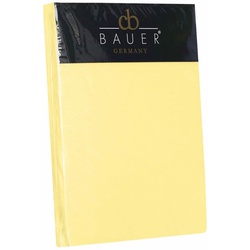 Curt Bauer Mako-Satin Spannbetttuch - 140x200cm	vanille